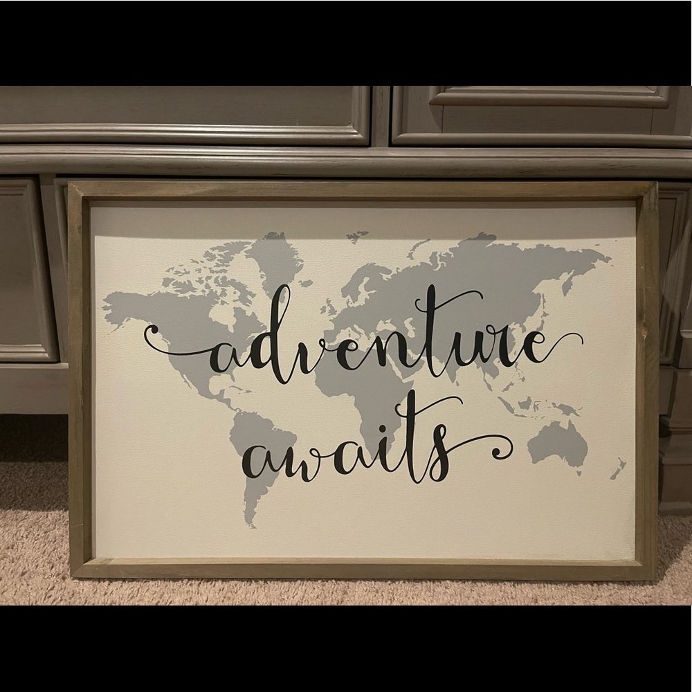 Adventure Awaits Wall Art Home Decor
